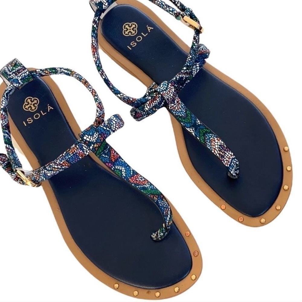 EUC Isola Leather Sandals